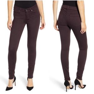 Paige Verdugo Ultra Skinny in Deep Wine